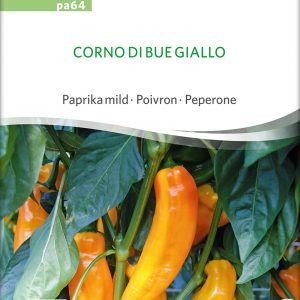 Milder Paprika 'Corno di bue giallo'