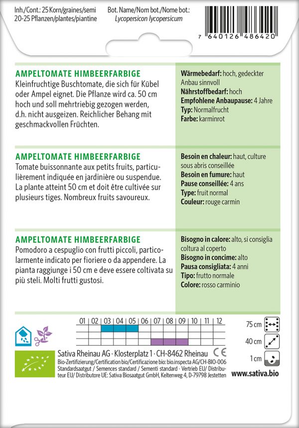 Ampeltomate Himbeerfarbige – Bild 2