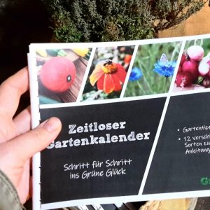 Zeitloser Gartenkalender